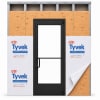 Exterior Commercial Glass Storefront Door For Steel Stud Wall, With Entrance Trim Package, (3068) 36 in. x 80 in. Left Hand, Dark Bronze Anodized Finish - Image 2 of 0
