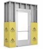 Commercial Aluminum Storefront Glass Door and Frame For Exterior Steel Stud Wall, 42" x 96" Right Hand, 1" Low E Glass Pre-Installed, Entrance Hardware Package, Clear Anodized - Image 1 of 0