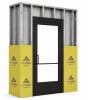 Commercial Aluminum Storefront Glass Door and Frame For Exterior Steel Stud Wall, 48" x 80" Left Hand, 1" Low E Glass Pre-Installed, Entrance Hardware Package, Dark Bronze Anodized - Image 1 of 0