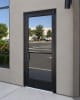 Exterior Commercial Glass Storefront Door For Wood Stud Wall, With Entrance Trim Package, (3070) 36 in. x 84 in. Left Hand, Dark Bronze Anodized Finish - Image 5 of 0