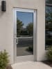 Exterior Commercial Glass Storefront Door For Wood Stud Wall, With Entrance Trim Package, (3668) 42 in. x 80 in. Left Hand, Clear Anodized Finish - Image 3 of 0