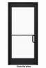 Exterior Commercial Glass Storefront Door For Wood Stud Wall, With Entrance Trim Package, (3668) 42 in. x 80 in. Right Hand, Dark Bronze Anodized Finish - Image 4 of 0