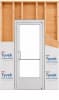 Commercial Aluminum Storefront Glass Door and Frame For Exterior Wood Stud Wall, 42" x 96" Left Hand, 1" Low E Glass Pre-Installed, Entrance Hardware Package, Clear Anodized - Image 2 of 0