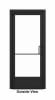 Commercial Aluminum Storefront Glass Door and Frame For Exterior Wood Stud Wall, 48" x 80" Right Hand, 1" Low E Glass Pre-Installed, Entrance Hardware Package, Dark Bronze Anodized - Image 3 of 0