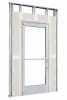 Interior Commercial Glass Storefront Door For Steel Stud Wall With Drywall (Butt Installation), With Entrance Trim Package, (3668) 42 in. x 80 in. Right Hand, Clear Anodized Finish - Image 1 of 0