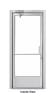 Commercial Aluminum Storefront Glass Door and Frame For Interior Steel Stud Wall With Drywall On Both Sides (Butt Installation), 48" x 84" Left Hand, 1/4" Tempered Glass Pre-Installed, Entrance Hardware Package, Clear Anodized - Image 4 of 0