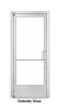 Commercial Aluminum Storefront Glass Door and Frame For Interior Steel Stud Wall With Drywall On Both Sides (Butt Installation), 48" x 84" Right Hand, 1/4" Tempered Glass Pre-Installed, Entrance Hardware Package, Clear Anodized - Image 3 of 0