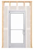 Interior Commercial Glass Storefront Door For Wood Stud Wall With Drywall (Butt Installation), With Entrance Trim Package, (3070) 36 in. x 84 in. Right Hand, Clear Anodized Finish - Image 2 of 0