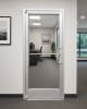 Interior Commercial Glass Storefront Door For Wood Stud Wall With Drywall (Butt Installation), With Entrance Trim Package, (3070) 36 in. x 84 in. Right Hand, Clear Anodized Finish - Image 6 of 0