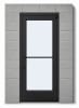 Medium Stile Commercial Aluminum Storefront Door and Frame, Moderate to Heavy Traffic, Exterior Block Wall, 36" x 80" Left Hand, 1" Low-E Glass, Dark Bronze Anodized - Image 2 of 0