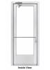 Medium Stile Commercial Aluminum Storefront Door and Frame, Moderate to Heavy Traffic, Exterior Steel Stud Wall, 36" x 80" Left Hand, 1" Low-E Glass, Clear Anodized - Image 4 of 0