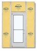 Medium Stile Commercial Aluminum Storefront Door and Frame, Moderate to Heavy Traffic, Exterior Steel Stud Wall, 36" x 80" Right Hand, 1" Low-E Glass, Clear Anodized - Image 2 of 0