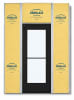 Medium Stile Commercial Aluminum Storefront Door and Frame, Moderate to Heavy Traffic, Exterior Steel Stud Wall, 36" x 84" Right Hand, 1" Low-E Glass, Dark Bronze Anodized - Image 2 of 0