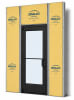 Medium Stile Commercial Aluminum Storefront Door and Frame, Moderate to Heavy Traffic, Exterior Steel Stud Wall, 42" x 80" Right Hand, 1" Low-E Glass, Dark Bronze Anodized - Image 1 of 0