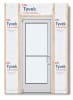 Medium Stile Commercial Aluminum Storefront Door and Frame, Moderate to Heavy Traffic, Exterior Wood Stud Wall, 42" x 80" Right Hand, 1" Low-E Glass, Clear Anodized - Image 2 of 0