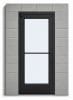 Medium Stile Commercial Aluminum Storefront Door and Frame, Moderate to Heavy Traffic, Interior Block Wall, 36" x 80" Right Hand, 1/4" Tempered Glass, Dark Bronze Anodized - Image 2 of 0