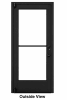 Medium Stile Commercial Aluminum Storefront Door and Frame, Moderate to Heavy Traffic, Interior Block Wall, 36" x 80" Right Hand, 1/4" Tempered Glass, Dark Bronze Anodized - Image 3 of 0