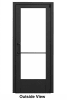 Medium Stile Commercial Aluminum Storefront Door and Frame, Moderate to Heavy Traffic, Interior Block Wall, 42" x 80" Left Hand, 1/4" Tempered Glass, Dark Bronze Anodized - Image 3 of 0