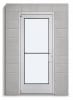 Medium Stile Commercial Aluminum Storefront Door and Frame, Moderate to Heavy Traffic, Interior Block Wall, 42" x 84" Right Hand, 1/4" Tempered Glass, Clear Anodized - Image 2 of 0
