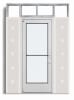 Medium Stile Commercial Aluminum Storefront Door and Frame, Moderate to Heavy Traffic, Interior Steel Stud Wall With Drywall On Each Side (Butt Installation), 36" x 84" Right Hand, 1/4" Tempered Glass, Clear Anodized - Image 2 of 0
