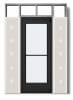 Medium Stile Commercial Aluminum Storefront Door and Frame, Moderate to Heavy Traffic, Interior Steel Stud Wall With Drywall On Each Side (Butt Installation), 42" x 80" Left Hand, 1/4" Tempered Glass, Dark Bronze Anodized - Image 2 of 0