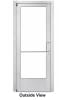 Medium Stile Commercial Aluminum Storefront Door and Frame, Moderate to Heavy Traffic, Interior Steel Stud Wall With Drywall On Each Side (Butt Installation), 42" x 80" Right Hand, 1/4" Tempered Glass, Clear Anodized - Image 3 of 0