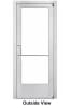 Medium Stile Commercial Aluminum Storefront Door and Frame, Moderate to Heavy Traffic, Interior Steel Stud Wall With Drywall On Each Side (Butt Installation), 42" x 84" Left Hand, 1/4" Tempered Glass, Clear Anodized - Image 3 of 0