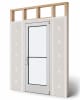 Medium Stile Commercial Aluminum Storefront Door and Frame, Moderate to Heavy Traffic, Interior Wood Stud Wall With Drywall On Each Side (Butt Installation), 36" x 84" Left Hand, 1/4" Tempered Glass, Clear Anodized - Image 1 of 0