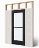 Medium Stile Commercial Aluminum Storefront Door and Frame, Moderate to Heavy Traffic, Interior Wood Stud Wall With Drywall On Each Side (Butt Installation), 36" x 96" Left Hand, 1/4" Tempered Glass, Dark Bronze Anodized - Image 1 of 0
