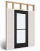 Medium Stile Commercial Aluminum Storefront Door and Frame, Moderate to Heavy Traffic, Interior Wood Stud Wall With Drywall On Each Side (Butt Installation), 42" x 84" Right Hand, 1/4" Tempered Glass, Dark Bronze Anodized - Image 1 of 0