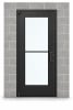 Wide Stile Commercial Aluminum Storefront Door and Frame, High Traffic & Abuse, Exterior Block Wall, 48" x 84" Right Hand, 1" Low-E Glass, Dark Bronze Anodized - Image 1 of 0