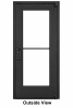 Wide Stile Commercial Aluminum Storefront Door and Frame, High Traffic & Abuse, Exterior Steel Stud Wall, 48" x 84" Left Hand, 1" Low-E Glass, Dark Bronze Anodized - Image 2 of 0