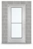 Wide Stile Commercial Aluminum Storefront Door and Frame, High Traffic & Abuse, Interior Block Wall, 36" x 84" Right Hand, 1" Low-E Glass, Clear Anodized - Image 1 of 0