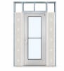 Wide Stile Commercial Aluminum Storefront Door and Frame, High Traffic & Abuse, Interior Metal Stud Wall, 36" x 84" Left Hand, 1" Low-E Glass, Clear Anodized - Image 1 of 0