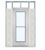 Wide Stile Commercial Aluminum Storefront Door and Frame, High Traffic & Abuse, Interior Metal Stud Wall, 42" x 84" Right Hand, 1" Low-E Glass, Clear Anodized - Image 1 of 0