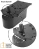 Rixson 25 Offset Hung Right Hand Floor Closer With Keyed Spindle, 180 Degree Swing Open, Single Acting, Remanufactured - Image 2 of 0