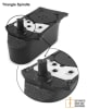 Rixson 27 Left Hand 1-1/2 Inch Offset Floor Closer With Triangle Spindle, Single Acting, 105 Degree Swing, Hold Open Feature, Remanufactured - Image 3 of 0