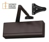Sargent Commercial Door Closer, 10-3/8 Inch x 1 Inch Mounting Holes, Adjustable Spring, Non Handed, Standard Arm, Dark Bronze Finish - Image 2 of 0