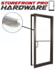 17/64 in. Backing Width, 11/32 in. Height Gray Brush Pile Weather Stripping, 100 Foot Length For Commercial Aluminum Storefront Glass Entrance Door - Image 3 of 0