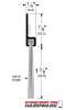 Storefront Pro Hardware 1-3/8 Inch Dark Bronze Bottom Brush Sweep For 36 Inch Wide Storefront Door - Image 2 of 0
