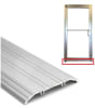 4 in. Wide x 1/2 in. Rise x 36 in. Length Saddle Threshold, ADA Compliant, Grooved Surface For Grip, Clear Anodized Finish For Commercial Storefront Door - Image 1 of 0