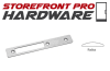Storefront Pro Hardware Deadlock Radius Face Plate In Silver Finish - Image 2 of 0