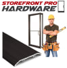 Storefront Pro Hardware 4.5 Inch Wide x 1/2 Inch Tall x 36 Inch Length Commercial Glass Door Threshold In Dark Bronze Anodized Finish - Image 2 of 0