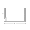 Storefront Pro Hardware 72 Inch x 84 Inch Commercial Door Frame Stop Kit, Dark Bronze Anodized - Image 2 of 0