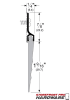 Storefront Pro Hardware 1-9/16 Inch Bottom Vinyl Sweep For 36 Inch Wide Storefront Door - Image 2 of 0