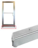 Storefront Pro Hardware 7/8 Inch Bottom Triple Vinyl Sweep For 36 Inch Wide Storefront Door - Image 1 of 0