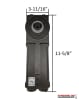 Storefront Pro Hardware OHC Overhead Concealed Closer Kit With Side Load Arm and Bottom Threshold Pivot - Image 5 of 0