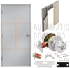 Steelworx (3068) 36 in. x 80 in. Left Hand Reverse Architectural Industrial Steel Door, 18 Gauge Cold Rolled Steel, 5-7/8 in. Jamb Depth Drywall Frame (2 x 4 Wall With 5/8 in. Drywall On Each Side), Hinges, and Knob Handle (5 Day Production Time) - Image 1 of 0