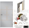Steelworx (3070) 36 in. x 84 in. Right Hand Reverse Architectural Industrial Steel Door, 18 Gauge Cold Rolled Steel, 5-7/8 in. Jamb Depth Drywall Frame (2 x 4 Wall With 5/8 in. Drywall On Each Side), Hinges, and Knob Handle (5 Day Production Time) - Image 1 of 0