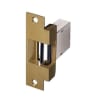 Trine 007 - 007 Electric Strike, 4-7/8 inch Centered, Fail Secure, 8-16Vac/4-6Vdc, Brass Powder Coated - Image 1 of 0